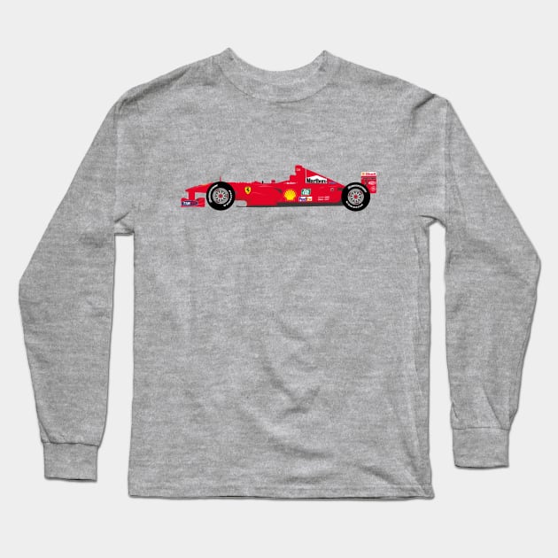 Ferrari F1-2000 Long Sleeve T-Shirt by s.elaaboudi@gmail.com